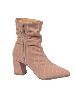 Sole House - Pink Stripes Heel Boots