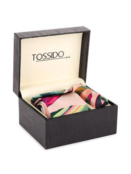 Tossido - Printed Necktie & Pocket Square Gift (Set of 2)
