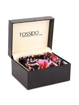 Tossido - Printed Necktie & Pocket Square Gift (Set of 2)