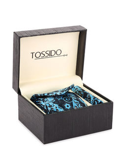 Tossido - Printed Necktie & Pocket Square Gift (Set of 2)