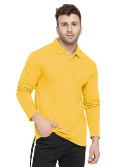 CHKOKKO - Yellow Polo Collar T-Shirt