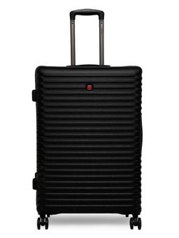 Swiss Brand - DUBLIN Black Color PU Material Hard 28" Large Trolley
