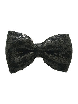 The Tie Hub - Black Sequin Bow Tie