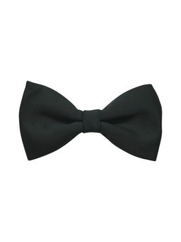 The Tie Hub - Black Silk Pre Tie Bow Tie