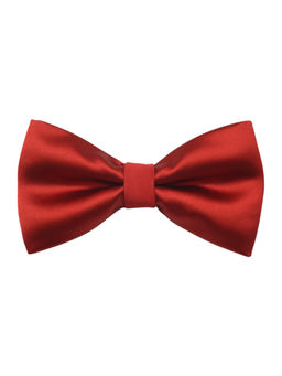 The Tie Hub - Red Silk Pre Tie Bow Tie