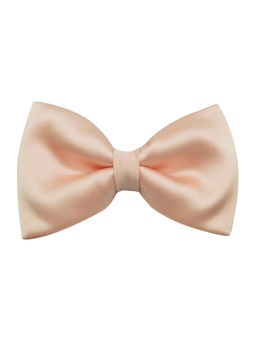 The Tie Hub - Peach Silk Pre Tie Bow Tie