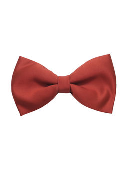 The Tie Hub - Maroon Silk Pre Tie Bow Tie