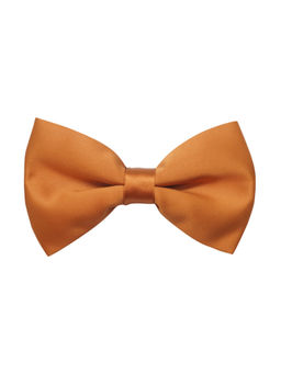 The Tie Hub - Rust Silk Pre Tie Bow Tie