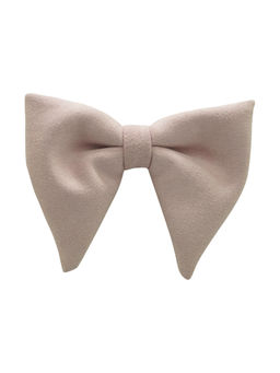 The Tie Hub - Dull Pink Suede Butterfly Bowtie