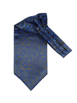 The Tie Hub - Editor Paisley Navy Cravat For Men