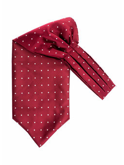 The Tie Hub - Red Polka Cravat For Men