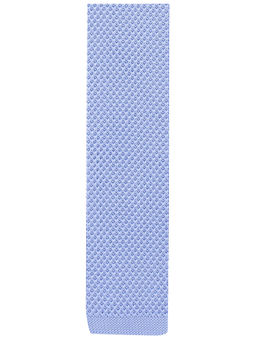 The Tie Hub - Ocean Solid Blue Knitted Necktie