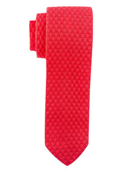 The Tie Hub - Red Woven Tie