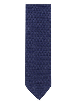 The Tie Hub - First Look Luxury Solid Navy Blue Knitted Necktie