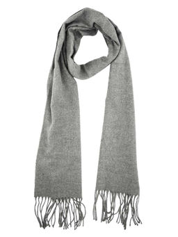 The Tie Hub - Grey Self Design Scarf