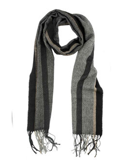 The Tie Hub - Grey Self Design Scarf