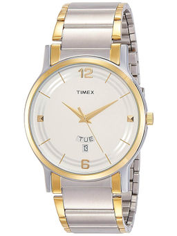 Timex - Silver Round Analog Casual Watch -TW000R424