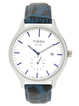 Timex - White Round Analog Casual Watch -TW000T316