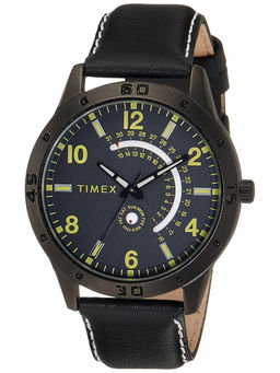 Timex - Round 45mm Grey Dial Analog Men Watch - TW000U929