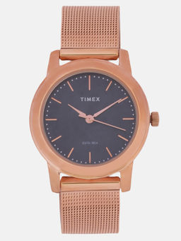 Timex - Navy Blue Round Dial Analog Watch - TW000W112