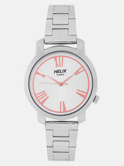 Helix - White Round Dial Analog Watch - TW032HL14