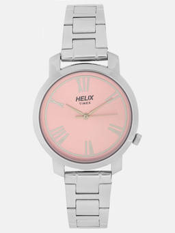 Helix - Pink Round Dial Analog Watch - TW032HL15