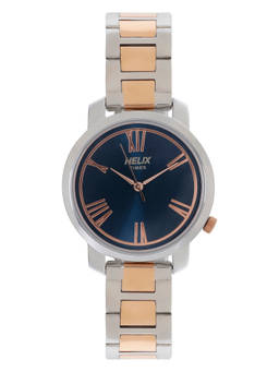Helix - Navy Blue Round Dial Analog Watch - TW032HL20