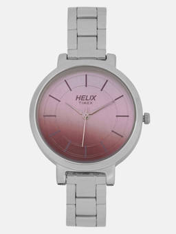 Helix - Pink Round Dial Analog Watch - TW041HL04
