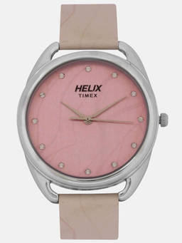 Helix - Pink Round Dial Analog Watch - TW043HL01