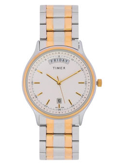 Timex - White Round Analog Casual Watch -TW0TG5909