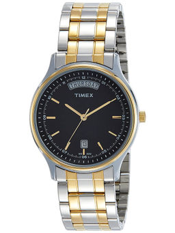 Timex - Round 21mm Black Dial Analog Men Watch - TW0TG5910