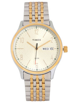 Timex - Beige Round Analog Casual Watch -TW0TG6508