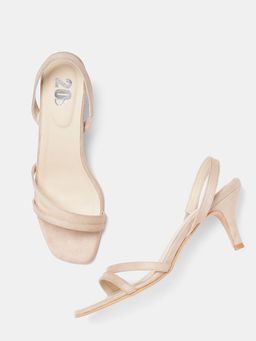 Twenty Dresses by Nykaa Fashion - Beige Pep In The Step Kitten Heels