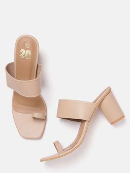 Twenty Dresses by Nykaa Fashion - Beige Tuning To The Classic Heels