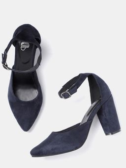 Twenty Dresses by Nykaa Fashion - Navy Blue The Midnight Blues Heels