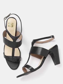 Twenty Dresses by Nykaa Fashion - Black Light Up The Dance Floor Heels