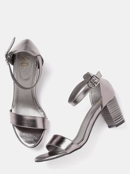 Twenty Dresses by Nykaa Fashion - Metallic Gothic Dance Heels