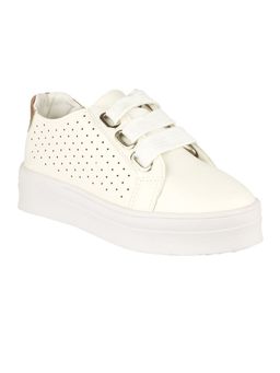 Twenty Dresses by Nykaa Fashion - White Ray Of Hope Sneakers