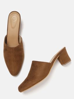 Twenty Dresses by Nykaa Fashion - Brown Reinventing The Classic Game Mules