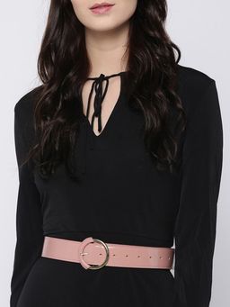 Twenty Dresses by Nykaa Fashion - Pink Falling For The Blush Waist Belt