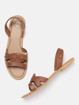 Twenty Dresses by Nykaa Fashion - Brown Love That Casual Comfort Slingback Flats