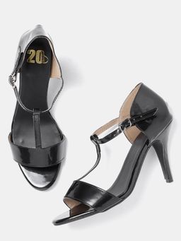 Twenty Dresses by Nykaa Fashion - Black Pep Up Those Moves Stiletto Heels
