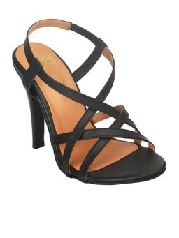 Twenty Dresses by Nykaa Fashion - Black Sassy Strappy Stiletto Heels