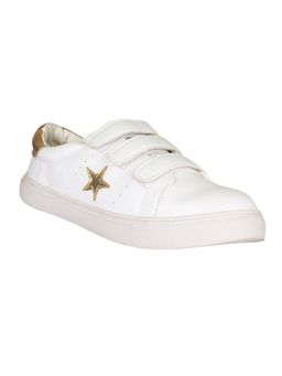 Twenty Dresses by Nykaa Fashion - White Among The Stars Sneakers
