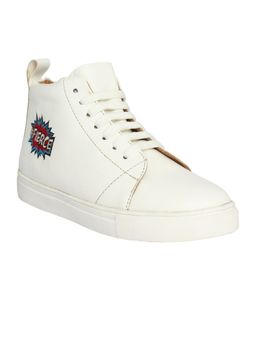 Twenty Dresses by Nykaa Fashion - Off White Bring Out The Fierceness Sneakers