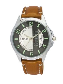 Timex - Silver Round Analog Casual Watch -TWEG16501