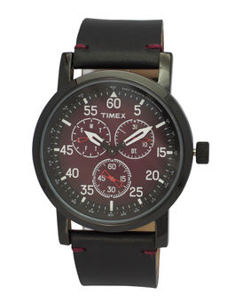 Timex - Black Round Analog Casual Watch -TWEG16604