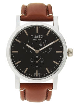Timex - Black Round Analog Casual Watch -TWEG16607