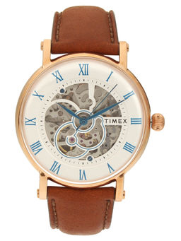 Timex - Signio Round 44mm Silver Dial Analog Men Watch - TWEG16705