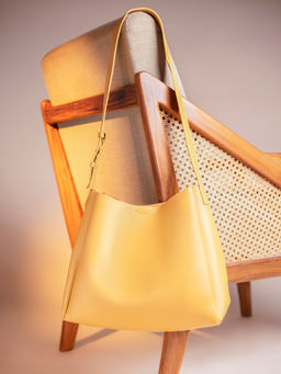 Twenty Dresses by Nykaa Fashion - Mustard Hanging Around Bag